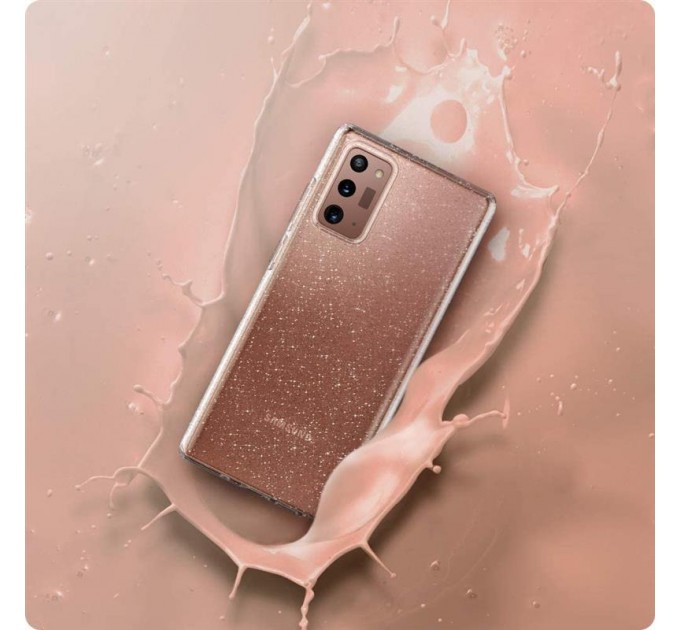 Spigen Чохол-накладка Spigen Liquid Crystal Glitter для Samsung Galaxy Note20 SM-N980 Crystal Quartz (ACS01416)