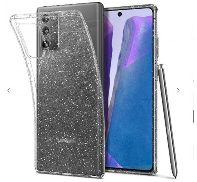 Spigen Чохол-накладка Spigen Liquid Crystal Glitter для Samsung Galaxy Note20 SM-N980 Crystal Quartz (ACS01416)