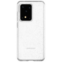 Чохол-накладка Spigen Liquid Crystal Glitter для Samsung Galaxy S20 Ultra SM-G988 Crystal Quartz (ACS00710)
