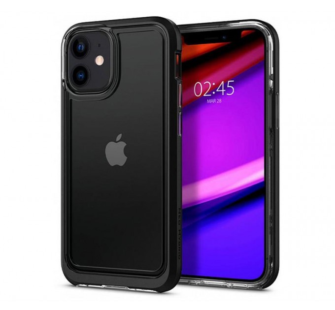 Чохол-накладка Spigen Neo Hybrid для Apple iPhone 12 Mini Crystal Black (ACS01749)