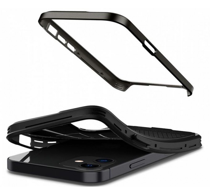 Spigen Чохол-накладка Spigen Neo Hybrid для Apple iPhone 12 Mini Gunmetal (ACS01754)