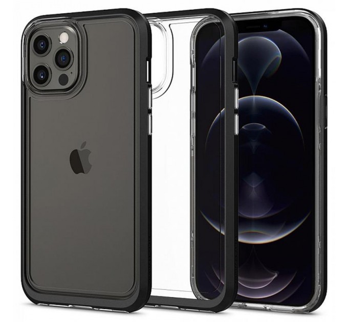 Spigen Чохол-накладка Spigen Neo Hybrid для Apple iPhone 12 Pro Max Crystal Black (ACS01622)