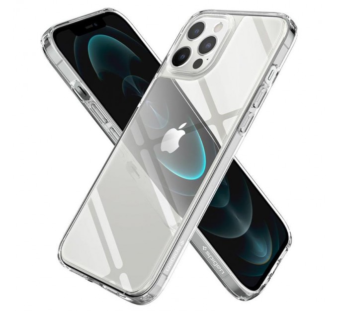 Spigen Чохол-накладка Spigen Quartz Hybrid для Apple iPhone 12 Pro Max Crystal Clear (ACS01621)