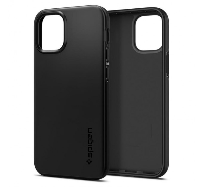 Чохол-накладка Spigen Thin Fit для Apple iPhone 12 Mini Black (ACS01739)