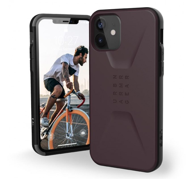 Urban Armor Gear Чохол-накладка Urban Armor Gear Civilian для Apple iPhone 12 Mini Eggplant (11234D114949)