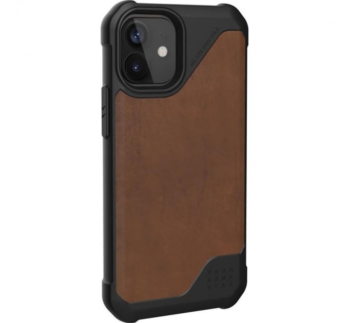 Urban Armor Gear Чохол-накладка Urban Armor Gear Metropolis Lite для Apple iPhone 12 Mini Leather Brown (11234O118380)
