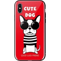 Чохол-накладка WK WPC-087 для Apple iPhone X/XS Cute Dog Red (681920360797)