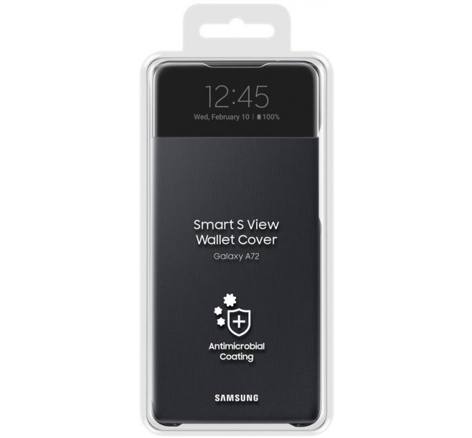 Samsung Чохол-книжка Samsung S View Wallet Cover для Samsung Galaxy A72 SM-A725 Black (EF-EA725PBEGRU)
