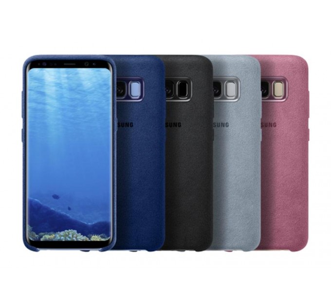 Samsung Чохол-накладка Samsung Alcantara Cover для Samsung Galaxy S8+ G955 Dark Gray (EF-XG955ASEGRU)