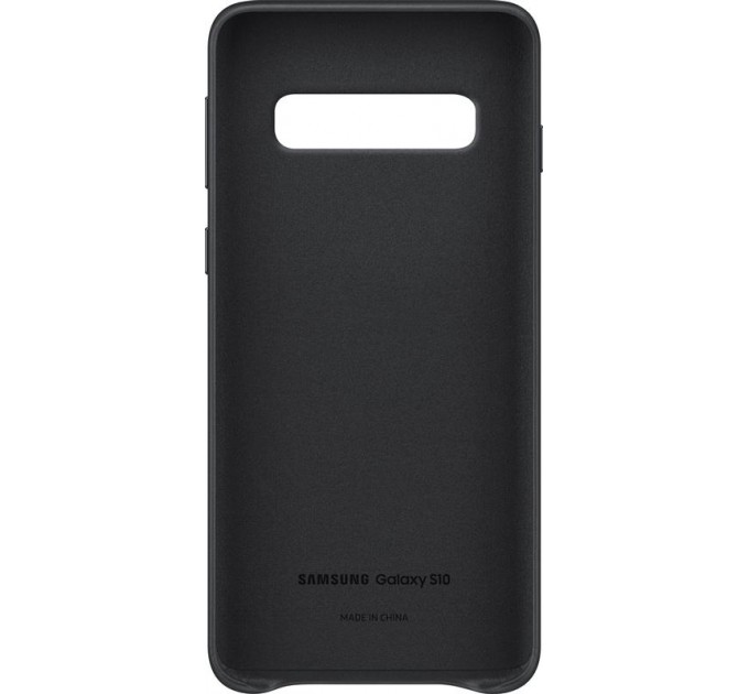 Samsung Чохол-накладка Samsung Leather Cover для Samsung Galaxy S10 SM-G973 Black (EF-VG973LBEGRU)