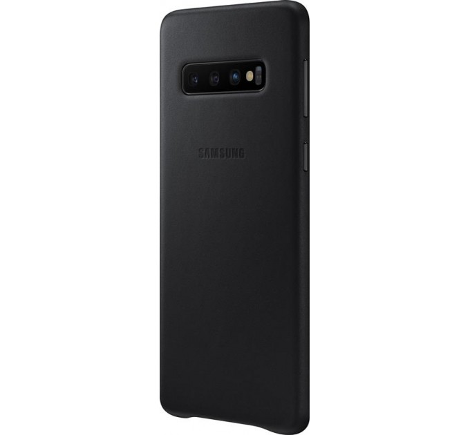 Samsung Чохол-накладка Samsung Leather Cover для Samsung Galaxy S10 SM-G973 Black (EF-VG973LBEGRU)