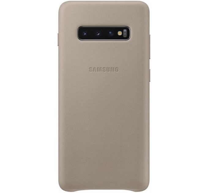 Samsung Чохол-накладка Samsung Leather Cover для Samsung Galaxy S10+ SM-G975 Gray (EF-VG975LJEGRU)