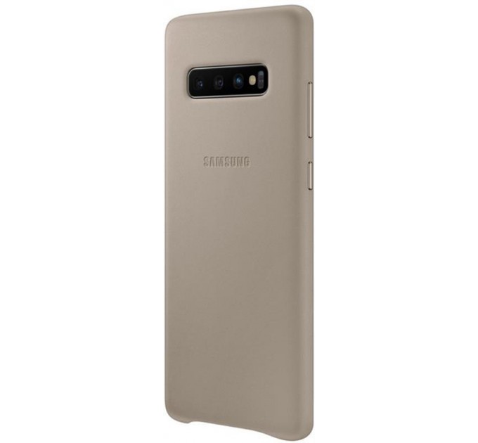 Samsung Чохол-накладка Samsung Leather Cover для Samsung Galaxy S10+ SM-G975 Gray (EF-VG975LJEGRU)