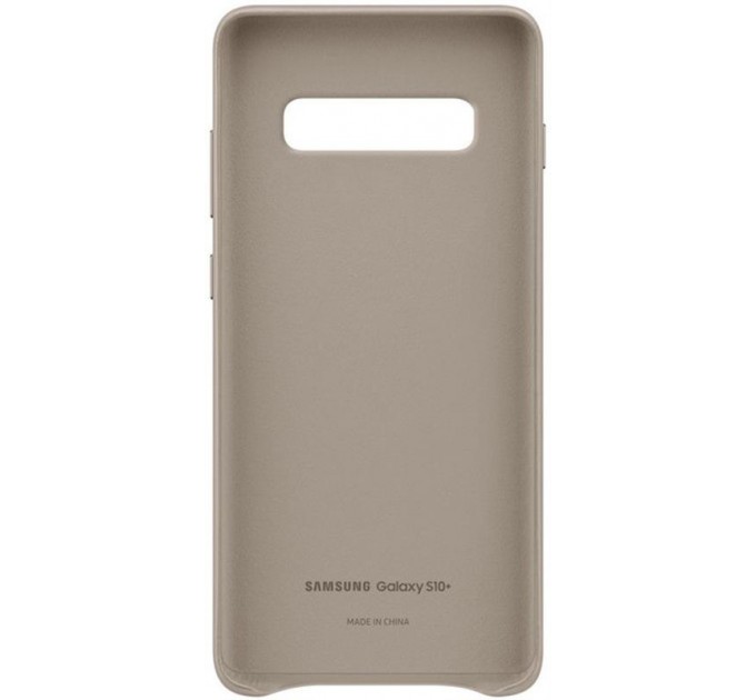Samsung Чохол-накладка Samsung Leather Cover для Samsung Galaxy S10+ SM-G975 Gray (EF-VG975LJEGRU)