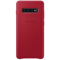 Чохол-накладка Samsung Leather Cover для Samsung Galaxy S10+ SM-G975 Red (EF-VG975LREGRU)