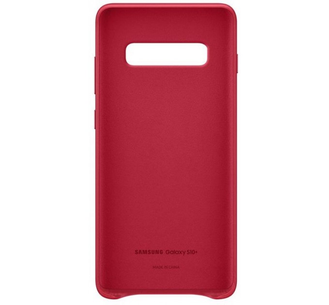 Samsung Чохол-накладка Samsung Leather Cover для Samsung Galaxy S10+ SM-G975 Red (EF-VG975LREGRU)