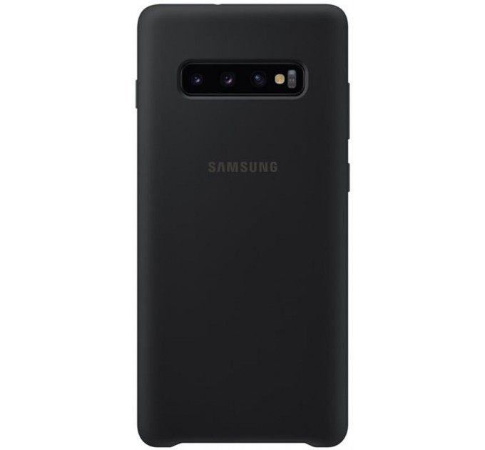 Samsung Чохол-накладка Samsung Silicone Cover для Samsung Galaxy S10+ SM-G975 Black (EF-PG975TBEGRU)
