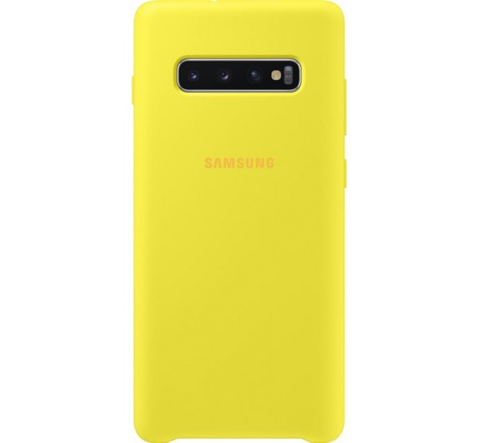 Samsung Чохол-накладка Samsung Silicone Cover для Samsung Galaxy S10+ SM-G975 Yellow (EF-PG975TYEGRU)