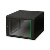 Шафа настінна Digitus Wall Mounting Dynamic Basic 19" 7U 600x600, RAL 9005 (DN-1907U-6/6-EC-SW)