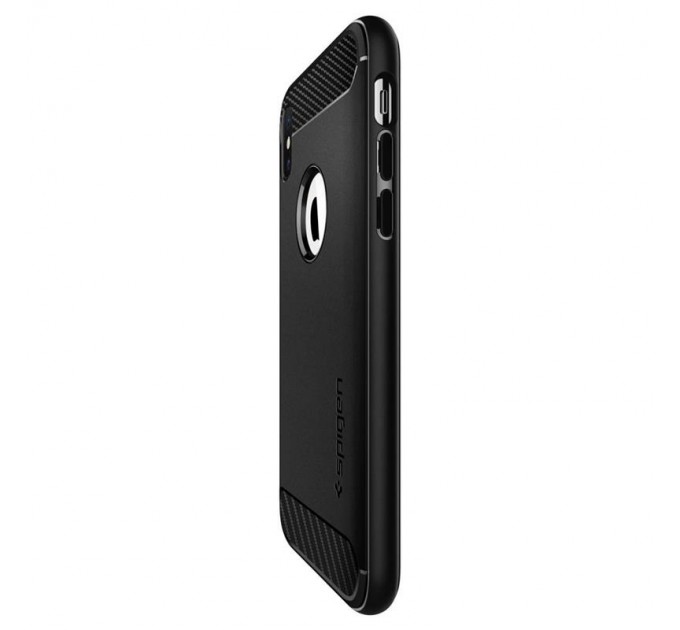 Spigen Чохол-накладка Spigen Rugged Armor для Apple iPhone XS Max Matte Black (065CS25125)