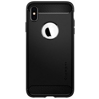 Чохол-накладка Spigen Rugged Armor для Apple iPhone XS Max Matte Black (065CS25125)