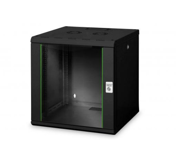 Digitus Шафа настінна Digitus Wall Mounting Unique 19" 12U 600x600, RAL 9005 (DN-1912U-6/6-SW)