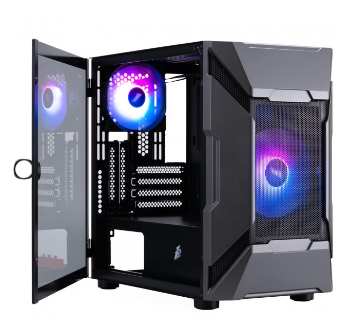 1stPlayer Корпус 1stPlayer D3-A-BK-1F7-14-1F7 Black без БЖ