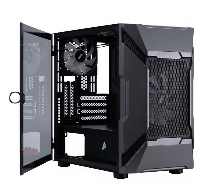 1stPlayer Корпус 1stPlayer D3-A-BK-1F7-14-1F7 Black без БЖ