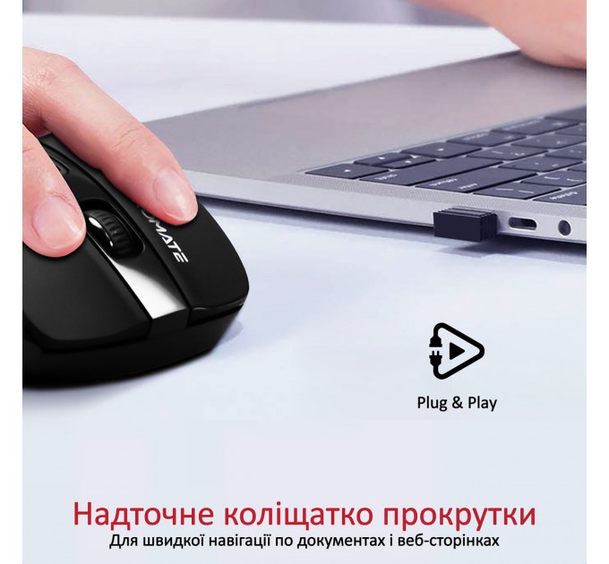 Promate Миша бездротова Promate Cursor Black