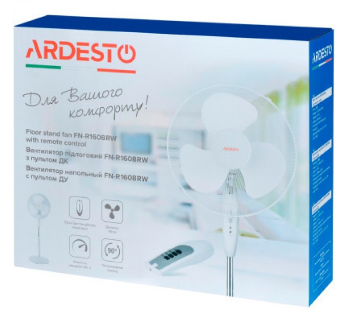 Ardesto Вентилятор Ardesto FN-R1608RW