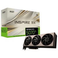 Відеокарта GF RTX 5070 Ti 16GB GDDR7 Inspire 3X OC MSI (GeForce RTX 5070 Ti 16G INSPIRE 3X OC)