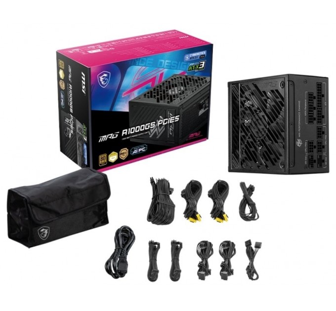 MSI Блок живлення MSI MPG A1000GS PCIE5 1000W