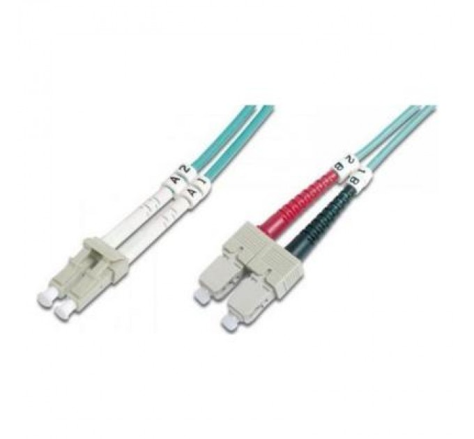 Оптичний патчкорд Digitus LC/UPC-SC/UPC,50/125,OM3,duplex,10m (DK-2532-10/3)