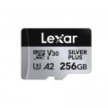 Карта пам'яті Lexar 256GB microSDXC class 10 UHS-I U3 V30 A2 Professional Silver (LMSSIPL256G-BNANG)