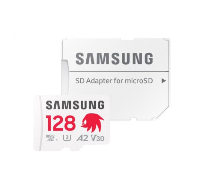 Карта пам'яті Samsung 128GB microSDXC class 10 UHS-I U3 V30 Pro Plus Sonic (MB-MD128SA/LC1)