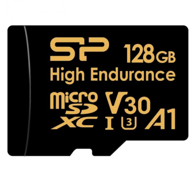 Карта пам'яті Silicon Power 128GB microSDXC class 10 UHS-I U3 V30 A1 High Endurance (SP128GBSTXDV3V1HSP)