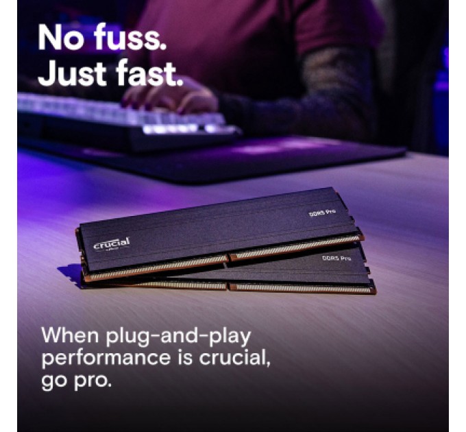 Модуль пам'яті для комп'ютера DDR5 64GB 5600 MHz Micron (CP64G56C46U5)