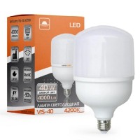 Лампочка Євросвітло 40Вт 4200К (VIS-40-E27)