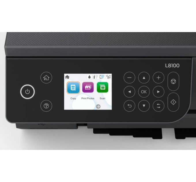 Epson Багатофункціональний пристрій А4 кол. Epson EcoTank L8100 Wi-Fi (C11CK94401)