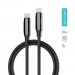 ColorWay Дата кабель USB-C to USB-C 1.0m (PVC+Aluminum Alloy) (PD Fast Charging 240W) 5А black ColorWay (CW-CBPDCC069-BK)