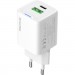 Зарядний пристрій ColorWay GaN Mini 35W PD Port PPS USB (Type-C PD + USB QC4.0) white (CW-CHS055PD-WT)
