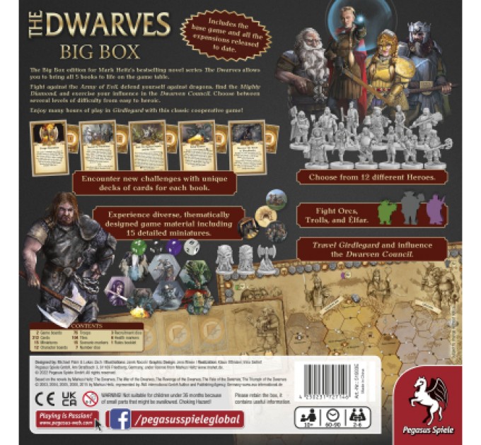 Pegasus Spiele Настільна гра Pegasus Spiele Гноми: Велика коробка (The Dwarves Big Box) (англ.) (PS152)