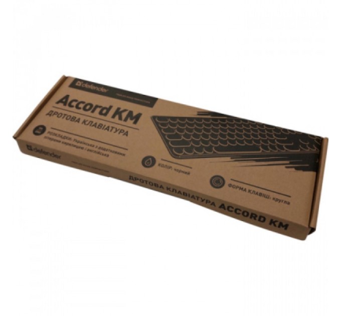 Defender Клавіатура Defender Accord KM USB UA Black (450250)