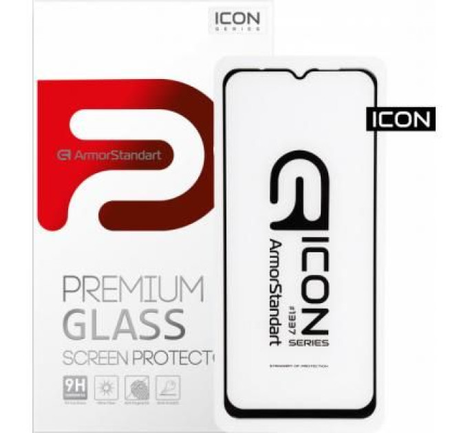 Armorstandart Скло захисне Armorstandart Icon Xiaomi Redmi 9 Black (ARM56279)