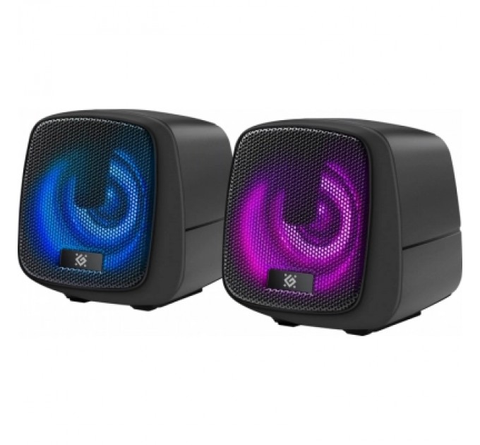 Defender Акустична система Defender J2 LED USB Black (65962)