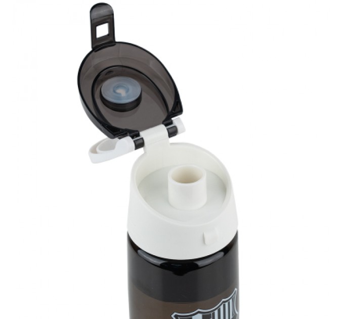 Kite Поїльник-непроливайка Kite FC Barcelona 550 мл, чорна (BC25-401)