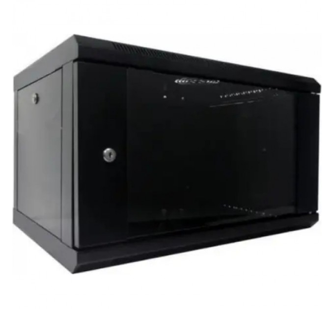 Шафа настінна Hypernet 4U 19" 600x600 (WMNC66-4U-FLAT-BLACK)