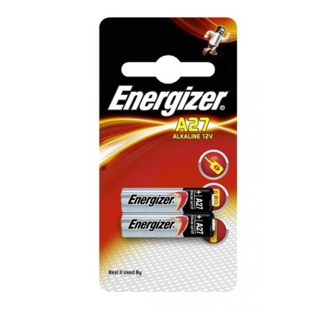 Energizer Батарейка Energizer A27 (27A) 12V BL 2 шт