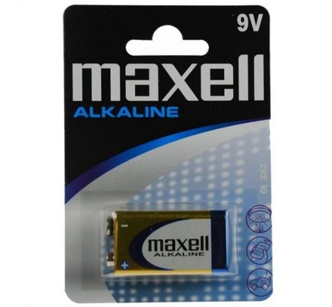 Батарейка Maxell 6LR61 BL 1шт