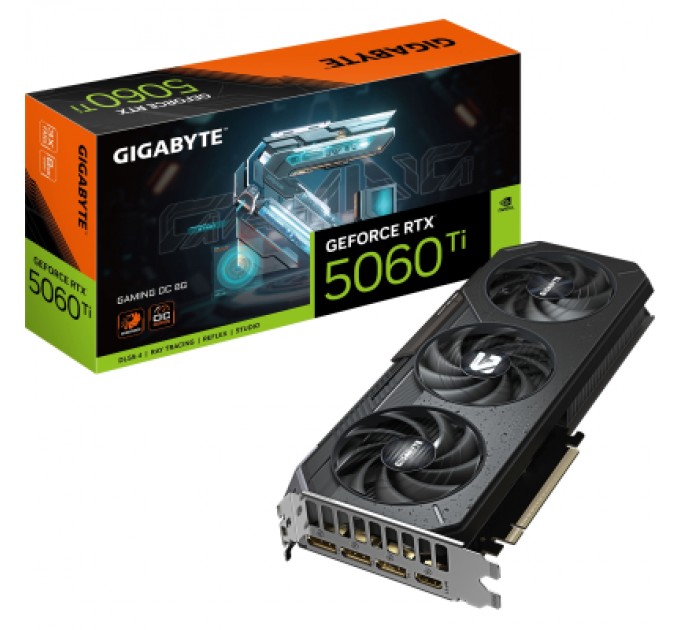 Відеокарта GIGABYTE GeForce RTX5060Ti 8Gb GAMING OC (GV-N506TGAMING OC-8GD)